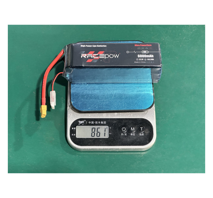 Акумуляторний блок RacePow 6000mAh 6S 80C (6000mAh-6S-80C)