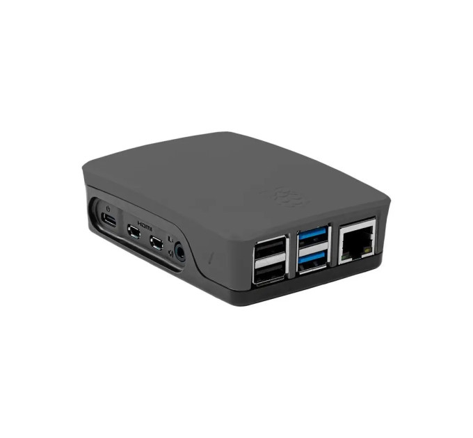 Корпус для Мікро ПК Raspberry Pi RPi 4 Official Case Black/Grey (OFI051)
