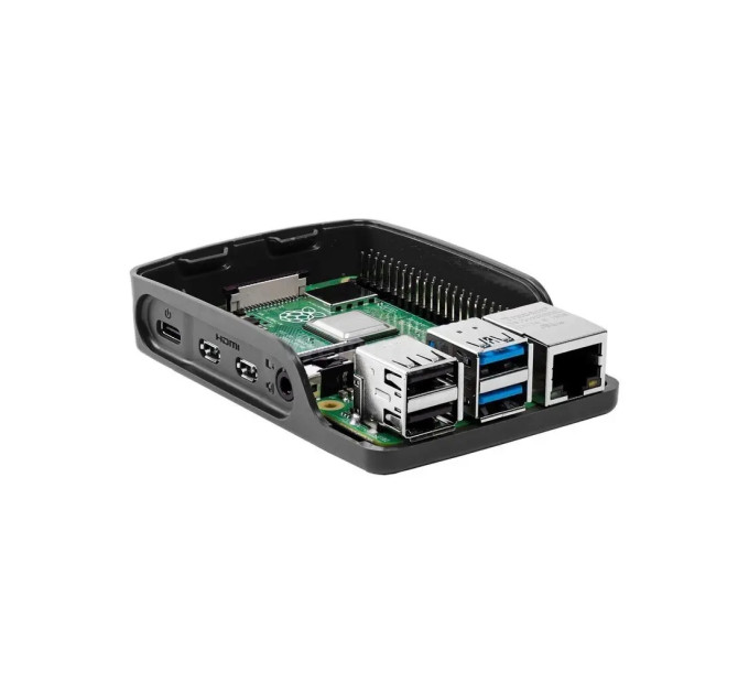Корпус для Мікро ПК Raspberry Pi RPi 4 Official Case Black/Grey (OFI051)