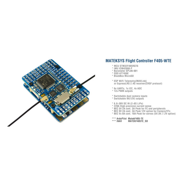 Політний контролер (FC) Hobbyporter F405-WTE(Matek copy) (F405_WTE)