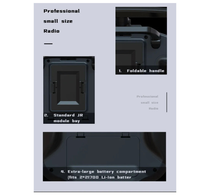 Пульт управління для дрона Jumper T12 MAXHALL ELRS2.4G (C10120)
