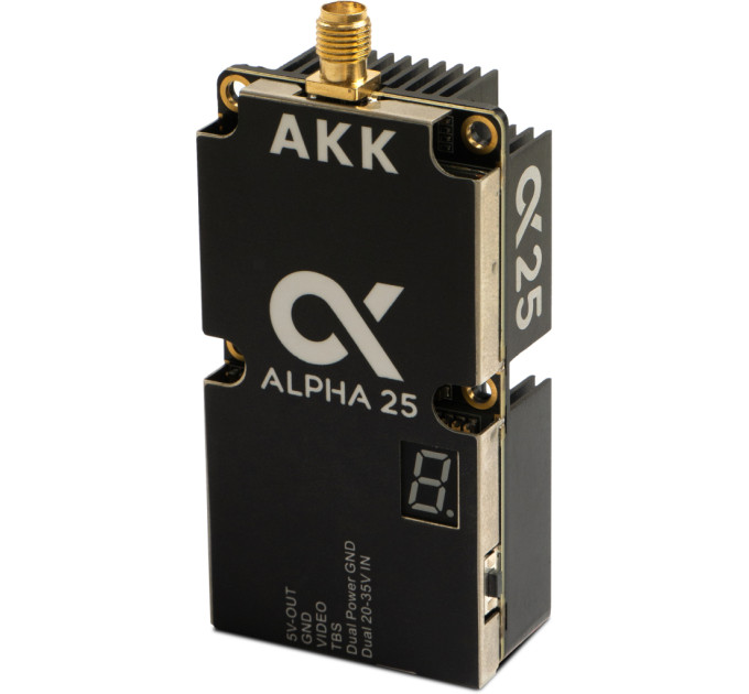 Відеопередавач (VTX) AKK Alpha 25W 4.9G-6G 96CH (A25)
