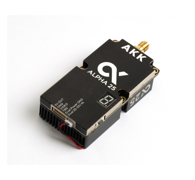 Відеопередавач (VTX) AKK Alpha 25W 4.9G-6G 96CH (A25)