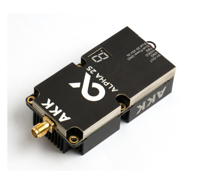 Відеопередавач (VTX) AKK Alpha 25W 4.9G-6G 96CH (A25)