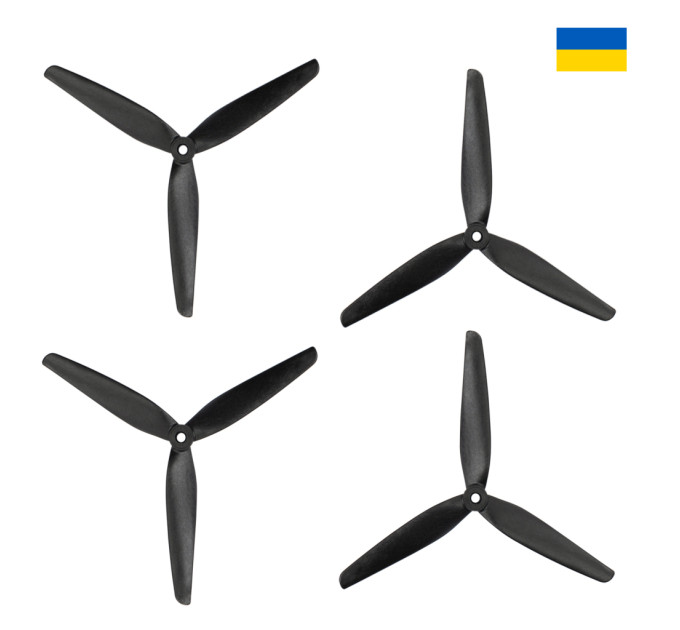 Пропелер для дрона PROP UA CF10х5x3 2СW+2CCW (GF10х5)
