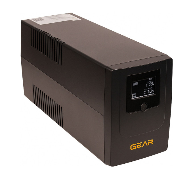 Пристрій безперебійного живлення GEAR GU-1500PLCD