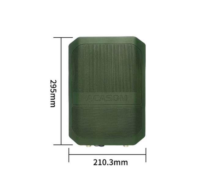 Підсилювач сигналу для дрона Acasom ROC-6 2.4G/5.2/5.8G (20Вт 5000mAh/16.8V)+кріплення штативу (ROC-6 Green)