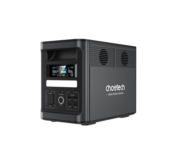 Зарядна станція Choetech BS065-EU-BK 1800W (BS065-EU-BK)