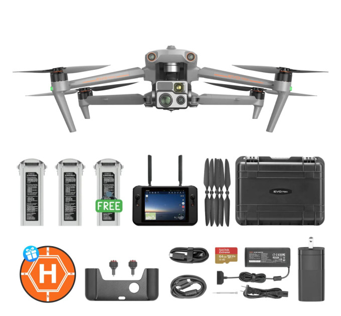 Квадрокоптер Autel EVO Max 4T XE (+ у комплекті 1шт. батарея для дрона) (AR41199)
