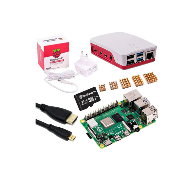 Мікро ПК Raspberry Pi 4 8Gb KIT (EU) (RPI4-KIT-8GB-EU)