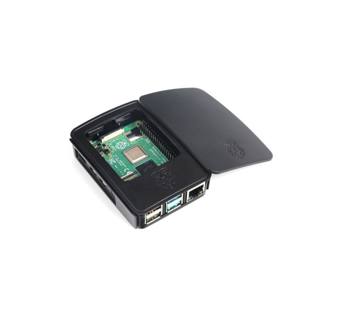 Корпус для Мікро ПК Raspberry Pi for 4B Grey-Black (SC0230)