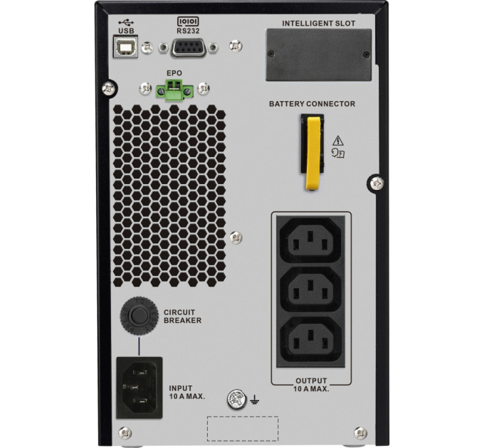 Пристрій безперебійного живлення APC Easy UPS On-Line 1000VA, 900W (SRV1KI-E)