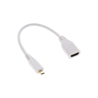 Додаткове обладнання для Мікро ПК Raspberry Pi Кабель-адаптер для Raspberry Pi Micro-HDMI to HDMI (SC0224)