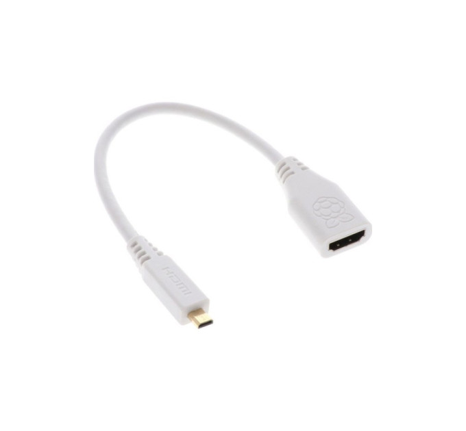Додаткове обладнання для Мікро ПК Raspberry Pi Кабель-адаптер для Raspberry Pi Micro-HDMI to HDMI (SC0224)