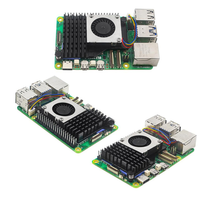 Радіатор охолодження для Мікро ПК Raspberry Pi з вентилятором для Raspberry Pi 5 (RA800)