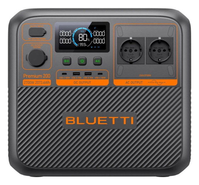 Зарядна станція BLUETTI PREMIUM 200 V2 2700W (PREMIUM 200 V2)