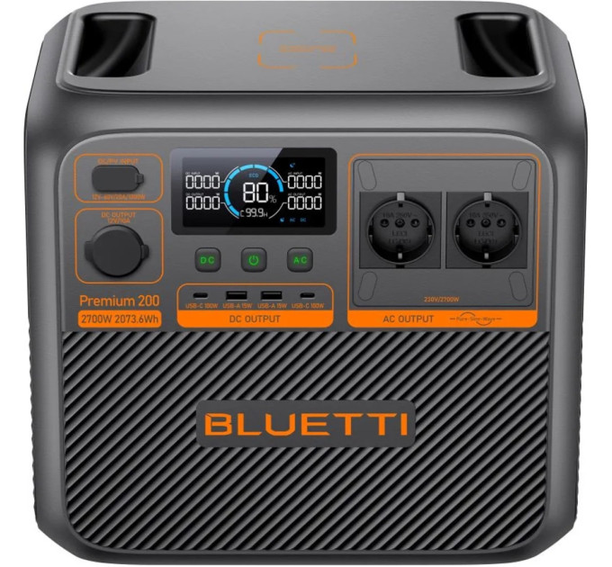 Зарядна станція BLUETTI PREMIUM 200 V2 2700W (PREMIUM 200 V2)