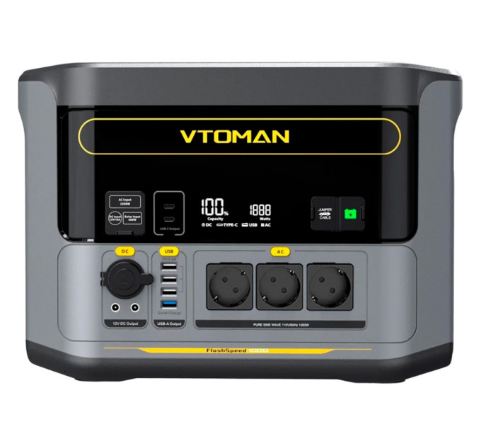 Зарядна станція Vtoman FlashSpeed 1000 PB-85 1000W 828Wh (FlashSpeed 1000)
