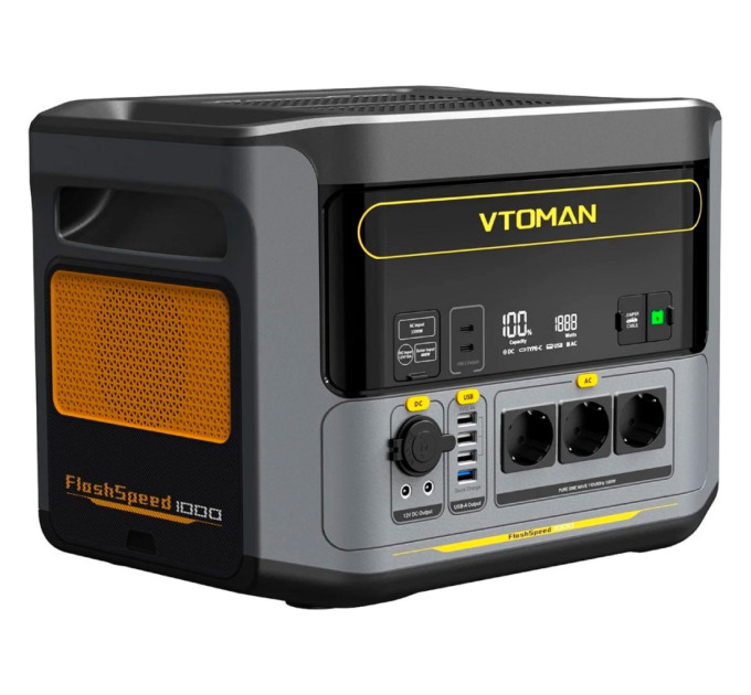 Зарядна станція Vtoman FlashSpeed 1000 PB-85 1000W 828Wh (FlashSpeed 1000)