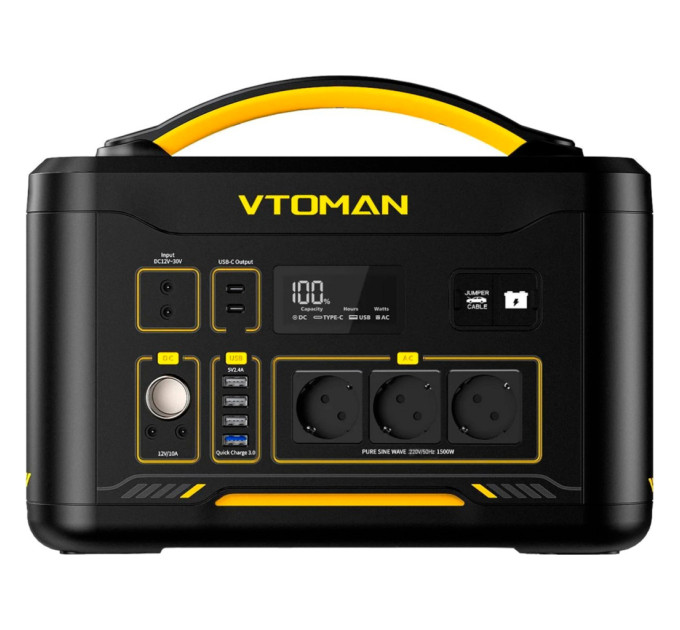 Зарядна станція Vtoman Jump 1500X PB-22 1500W 828Wh (Jump 1500X)