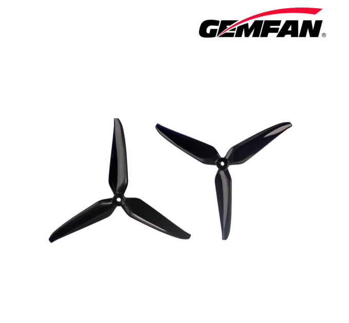 Пропелер для дрона Gemfan 7140 PC 3 Blade - Black 2xCW/2xCCW (PMPC7140-3B)