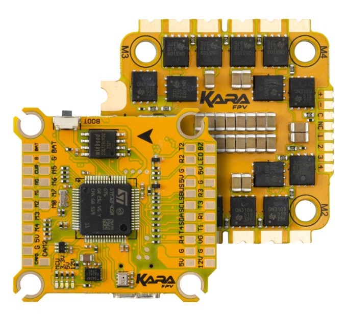 Політний стек KaraFPV Golden F405 + 55A ESC 3-8S упаковка 100 шт (Golden F405 + 55A ESC 8S box)