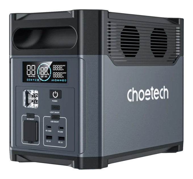 Зарядна станція Choetech BS0061 1200W 1024Wh (BS061)