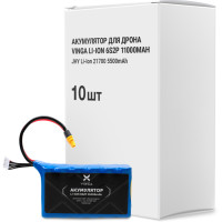 Акумуляторний блок Vinga Li-Ion 6S2P 11000mAh коробка 10 шт (JHY Li-Ion 21700 5500mAh) (V6S2P-10PCS-11000MAH)