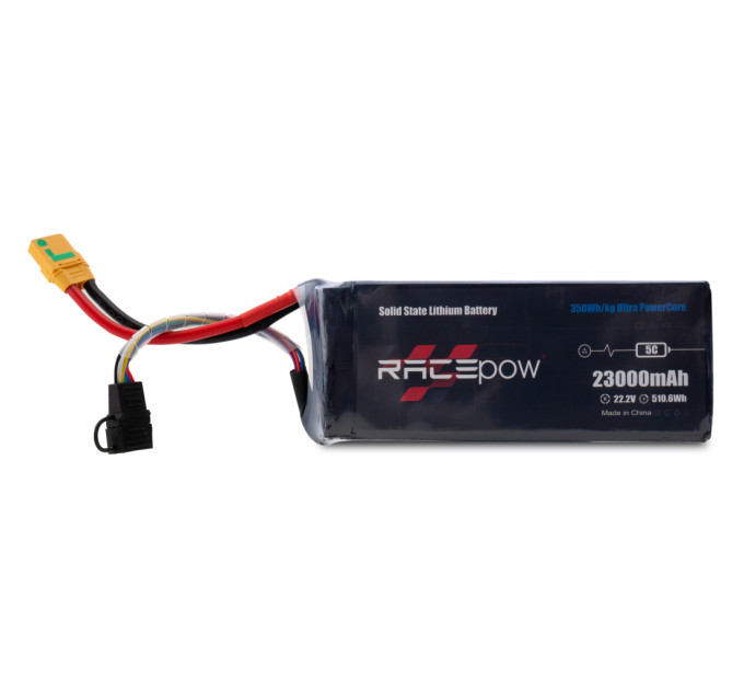 Акумуляторний блок RacePow 350Wh/kg 23Ah 6S 22.2V 5C XT90S (350WHKG-23Ah-6S-5C)