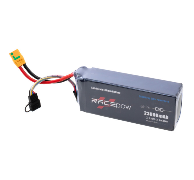 Акумуляторний блок RacePow 350Wh/kg 23Ah 6S 22.2V 5C XT90S (350WHKG-23Ah-6S-5C)