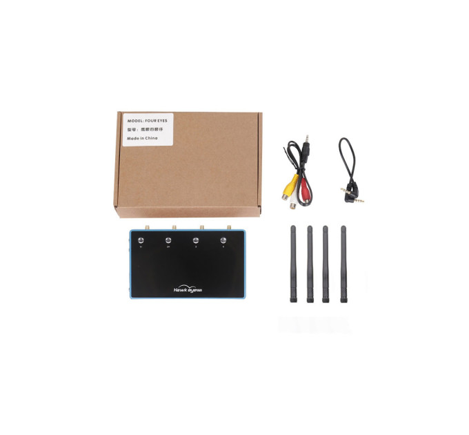 Відеоприймач (VRX) Hawkeye 4 eyes 5.8G 4CH in 1 HDMI AV output box (H4E4)