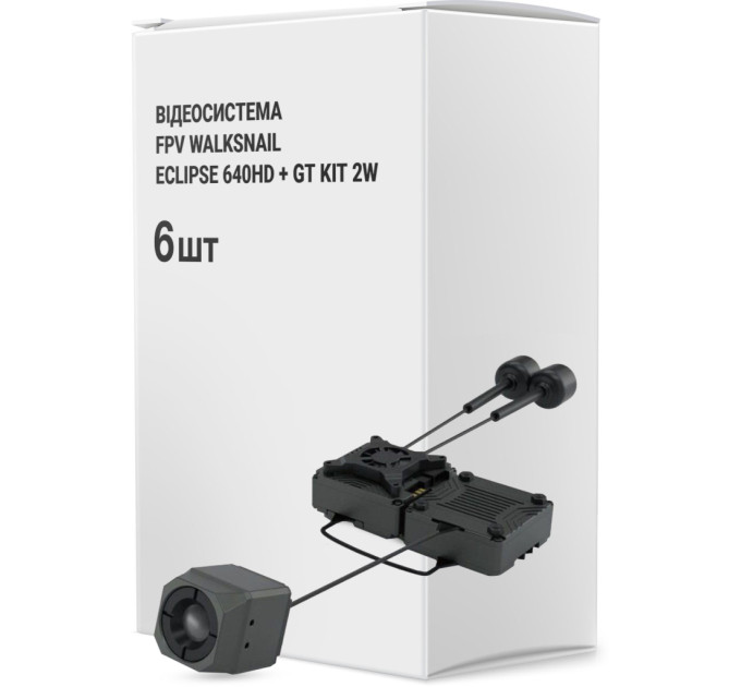 Відеосистема FPV Walksnail ECLIPSE 640HD + GT KIT 2W упаковка 6 шт. (IRC-006HDBOX6)