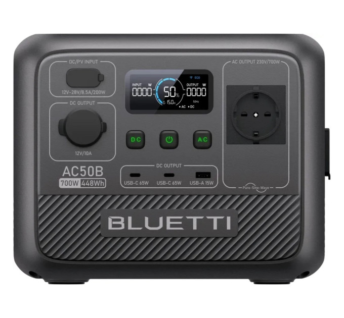 Зарядна станція BLUETTI AC50B 700W 448Wh (AC50B)