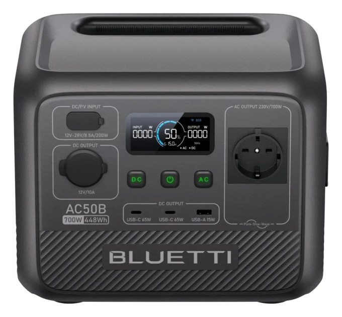 Зарядна станція BLUETTI AC50B 700W 448Wh (AC50B)