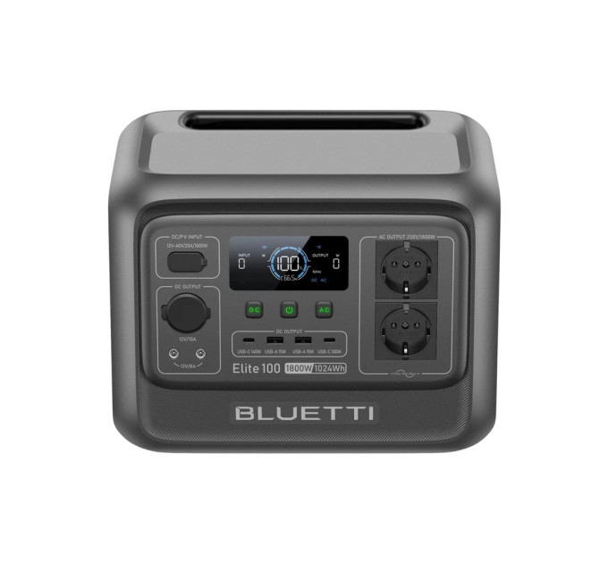 Зарядна станція BLUETTI Elite 100 V2, 1800W 1024Wh (EL100V2)