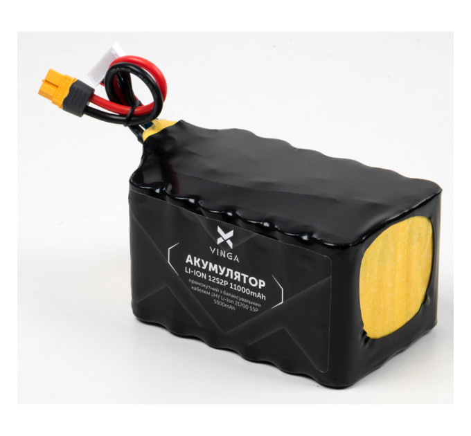 Акумуляторний блок Vinga Li-Ion 12S2P 11000mAh з балансувальним дротом (V12S2P-11000MAH)