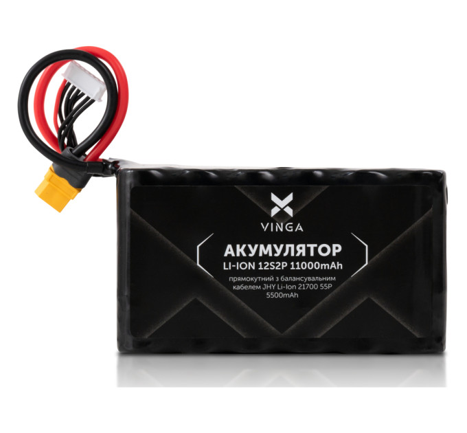 Акумуляторний блок Vinga Li-Ion 12S2P 11000mAh коробка 10 штук (V12S2P-22000MAH-10X)