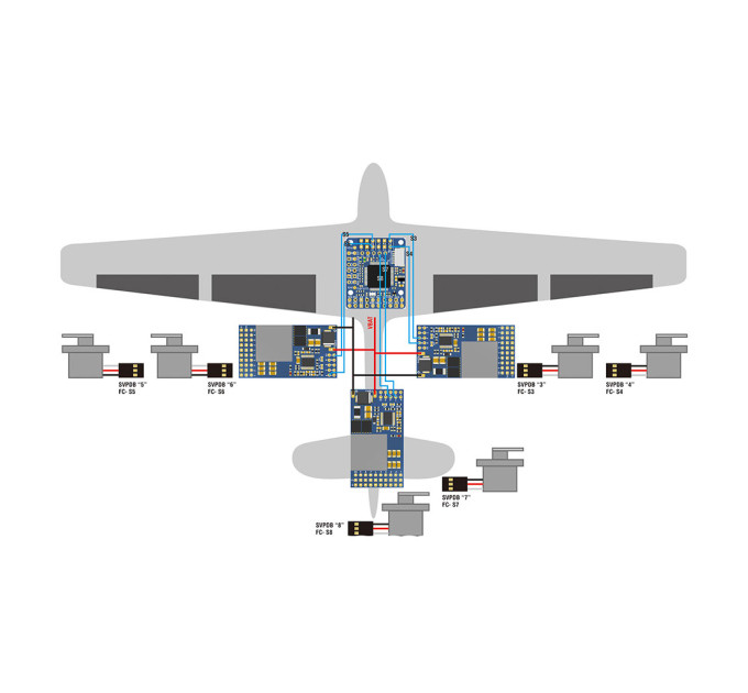 Плата розподілу живлення (PDB) MATEK SVPDB-12S (SVPDB12S)