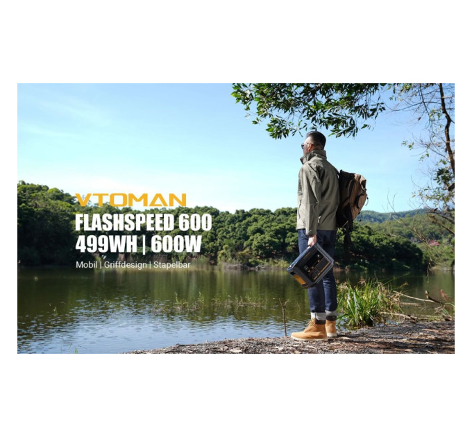 Зарядна станція Vtoman FlashSpeed 600 499Wh (FlashSpeed 600)