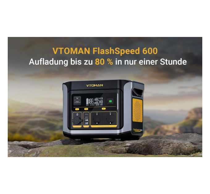 Зарядна станція Vtoman FlashSpeed 600 499Wh (FlashSpeed 600)