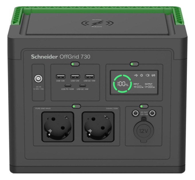 Зарядна станція Schneider Electric 700, 738Wh (PPS730-GR)