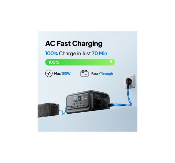 Зарядна станція BLUETTI Elite 10, 200W, 128Wh (EL10)