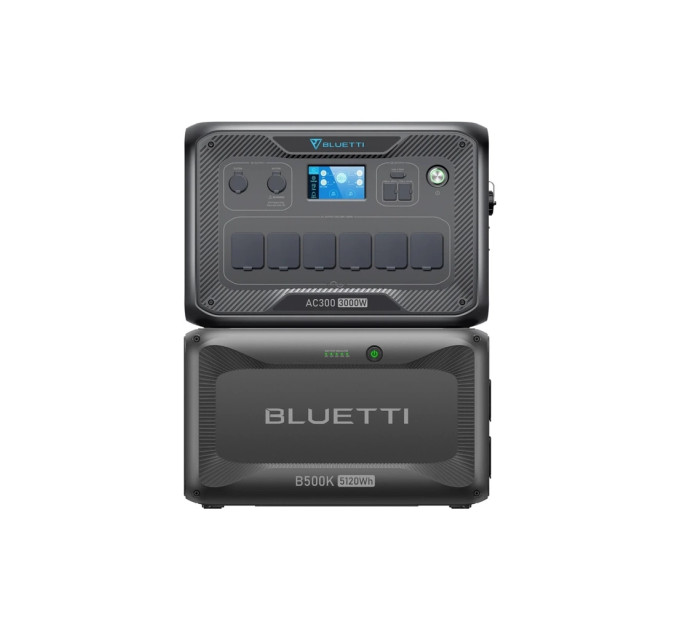 Зарядна станція BLUETTI AC300 3000W + B500K 5120Wh (AC300+B500K)