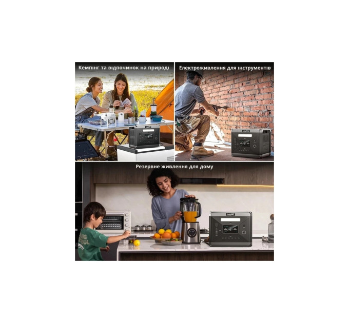 Зарядна станція SolarPlay BCQ2501 2400W 2160Wh (BCQ2501)