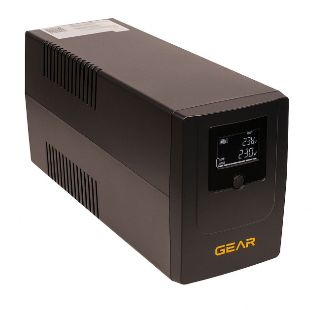 Пристрій безперебійного живлення GEAR GU-1000PLCD