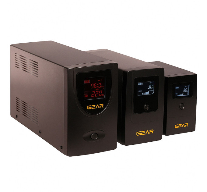 Пристрій безперебійного живлення GEAR GU-1000PLCD
