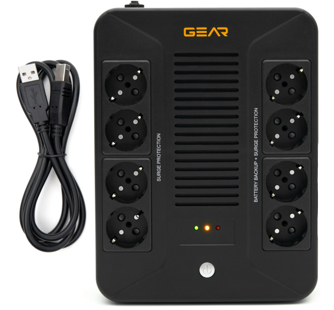 Пристрій безперебійного живлення GEAR GU-850PLUS6