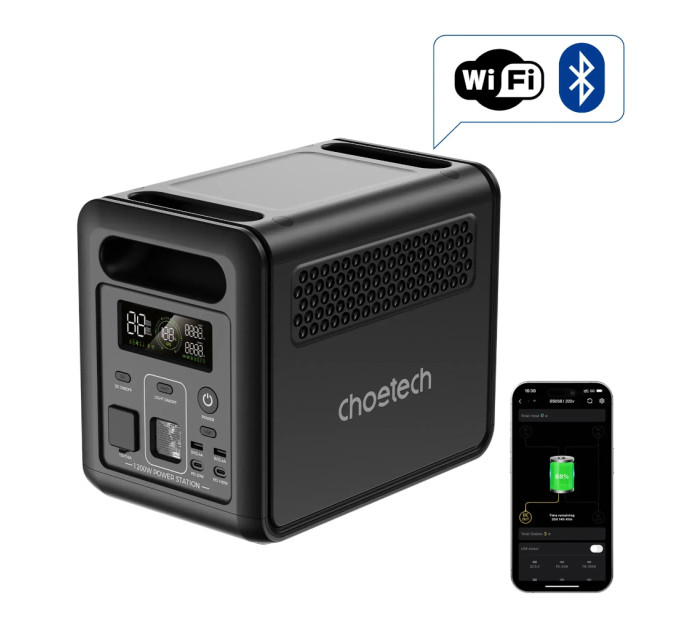 Зарядна станція Choetech BS0068 1200W 1024Wh (BS068)