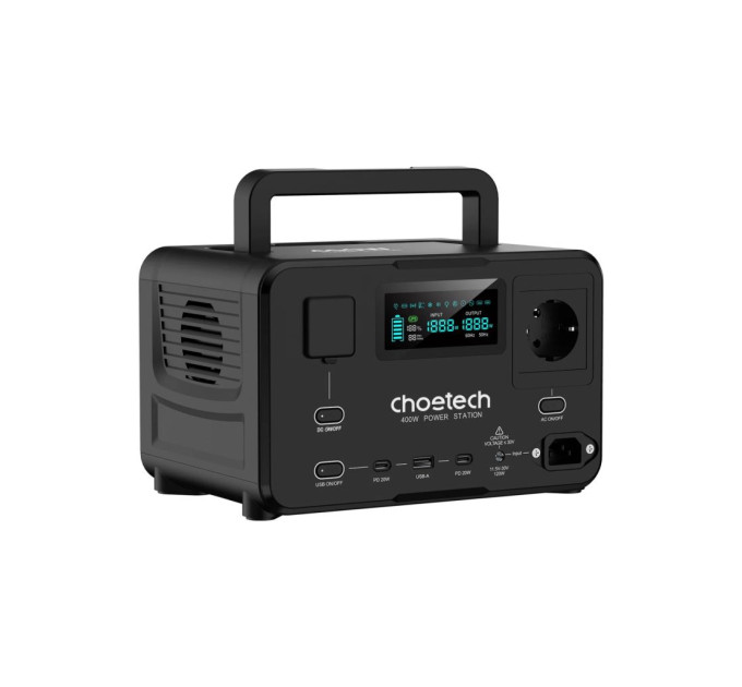 Зарядна станція Choetech 400W, 256Wh (BS007-EU-BK)
