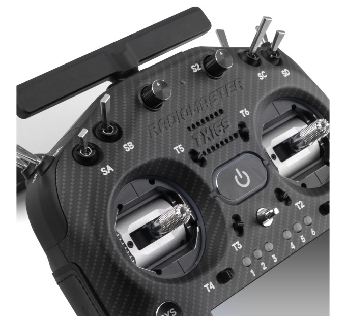 Пульт управління для дрона RadioMaster TX16S MK3 MAX ELRS M2 Black (TX16S-MK3MAX-BLK)